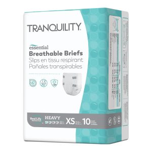 PRINCIPLE BUSINESS ENTERPRISES Tranquility® Essential Heavy Incontinence Brief, Extra Small 2743