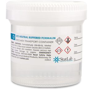 STATLAB MEDICAL PRODUCTS StatClick™ Prefilled Formalin Container, 45 mL Fill in 90 mL NB0345