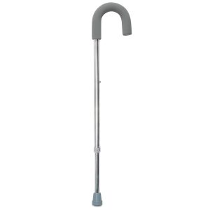 MCKESSON BRAND McKesson Round Handle Cane, Aluminum, Height Adjustable, Foam Grip 146-RTL10342