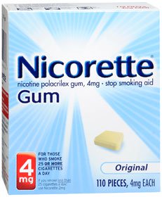 GLAXO CONSUMER PRODUCTS Nicorette® Stop Smoking Aid Gum 4 mg Original 00135015807