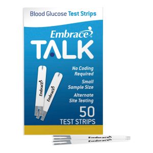 OMNIS HEALTH Embrace® TALK Blood Glucose Test Strips APX03AB0303MO