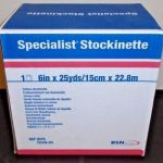 BSN MEDICAL Specialist® Cotton Tubular Stockinette, 6 Inch x 25 Yard 9076