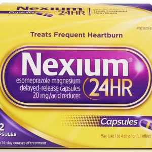 GLAXO CONSUMER PRODUCTS Nexium 24HR Capsules Clear Minis 00573245242
