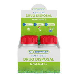 C2R GLOBAL MANUFACTURING Rx Destroyer™ Drug Disposal Pouch for use with Pharmaceutical Disposal System RX4-6POP