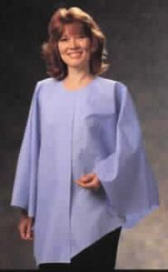 GRAHAM MEDICAL PRODUCTS Graham Medical Exam Poncho, Blue, One Size Fits Most 15568