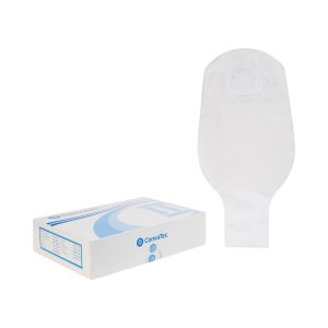 CONVATEC Sur-Fit Natura Two-Piece Transparent Colostomy Pouch, 1¾ Inch Flange 401512