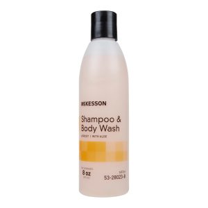 MCKESSON BRAND McKesson Shampoo and Body Wash, Apricot Scent, 8 oz. Squeeze Bottle 53-28023-8