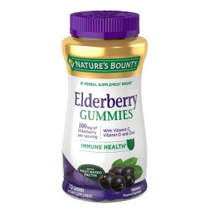 US NUTRITION Nature's Bounty Elderberry Gummies 07431200561