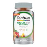 GLAXO CONSUMER PRODUCTS Centrum Adults 50+ MultiGummies, Assorted Natural Fruit Flavors 30573128424