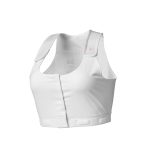 HEART&CORE SPORTS AND MEDICAL LLC heart&core® Larissa Post-Surgical Bra w/ Drainage Bulb Holders, White, 7X-Large HC00001WSQ