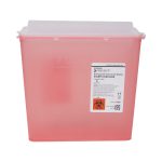 MCKESSON BRAND McKesson Prevent® Red Sharps Container, 1.25 Gallon, 10.75 x 10.5 x 4.75 Inch 2262