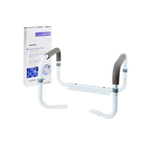 MCKESSON BRAND McKesson Toilet Safety Rail, White Steel, Width-Adjustable 146-RTL12087
