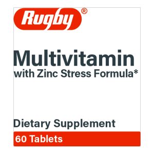 MAJOR PHARMACEUTICALS Rugby® Multivitamin with Zinc Stress Formula 80681011200