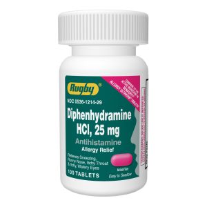 MAJOR PHARMACEUTICALS Rugby® Diphenhydramine Antihistamine Allergy Relief 00536121429