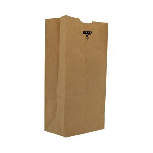 RJ SCHINNER CO Duro® Recycled Brown Paper Bag, 5.25 x 3.44 x 10.94 Inch 18405