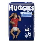 KIMBERLY CLARK Huggies® OverNites Diaper, Size 6 49541
