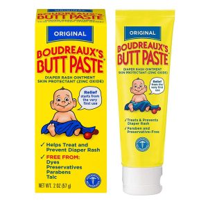 BLAIREX LABS Boudreaux's Original Butt Paste Diaper Rash Treatment, Scented, 2-ounce tube 62103033302