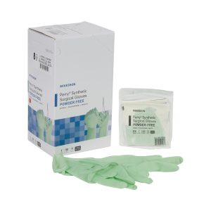 MCKESSON BRAND McKesson Perry® Performance Plus Polyisoprene Surgical Glove, Size 8.5, Green 20-2085N