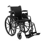 MCKESSON BRAND McKesson Lightweight Wheelchair, 16 Inch Seat Width 146-K316DDA-SF