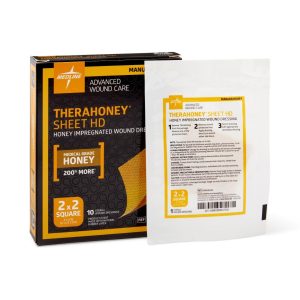 MEDLINE TheraHoney™ HD Impregnated Dressing, 2 x 2 Inch MNK0082
